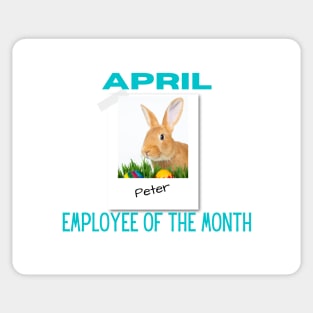 April Employee of the Month Sticker